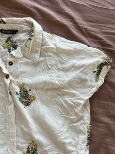 Floral Print Crop Top