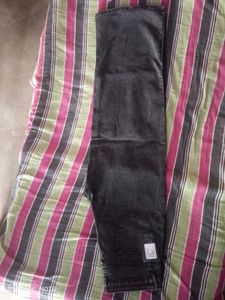Dark Gray Denim Jeans