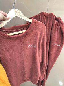 Cozy Plush Pajama Set