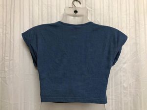 Zaful Blue Crop Top