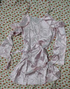 Sexy Satin Short Dress