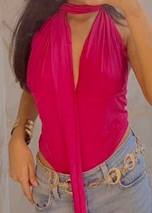 Savana Pink Halter Top