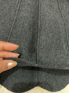Grey Skirt Short