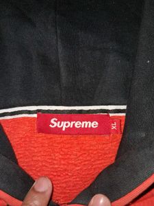 Supreme Hoodie - Orange Pullover