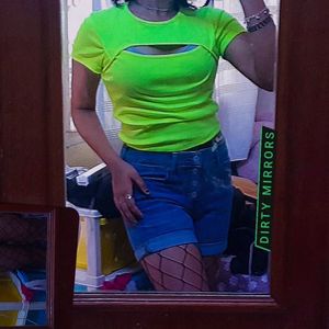 Neon Green Basic Tee