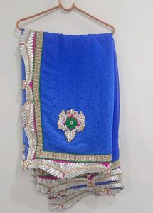 Blue &amp; Green Saree