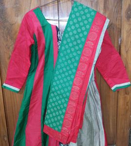 Ethnic Gown With Dupatta❤️