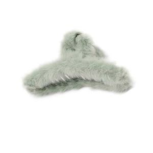 Fluffy Hair Claw Clips