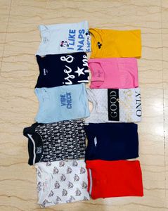 Used T Shirt Set Of 10