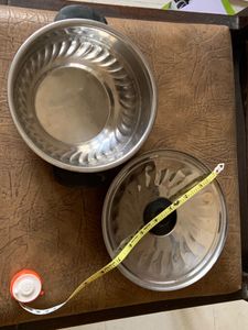 Steel Serving Bowl With Lid