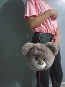 Women Cute Teddy Sling Bag+ Free Gift Inside🎁🎊