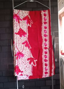 Libas Dark Red Anarkali Kurta Set
