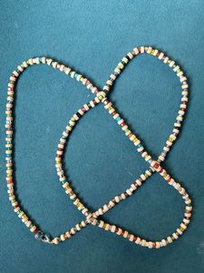 Crystal & Wooden Beads Necklace