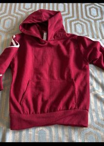 Kids Maroon Hoodie &amp; Pants Set