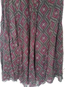Skirt With Metching Stretch Top Looking Designer