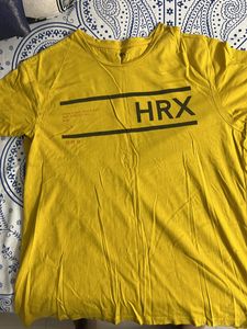 Yellow HRX Tshirt Used XXL Size