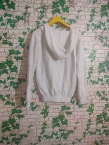 white hoodie