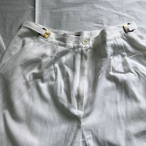 White Cotton Pants