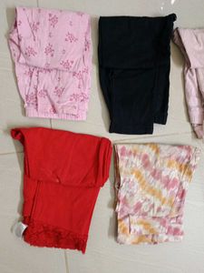 Pure Cotton Leggings Combo For 7-8 Years