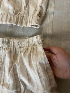New With Tag Refinery Linen Co-ord Set