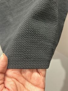 Black Crop Top With Scallops