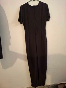 Elegant Brown Maxi Dress