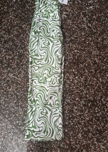 GREEN PRINTED TROUSERS