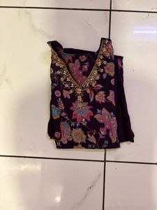 Floral Embroidered Kurta Set