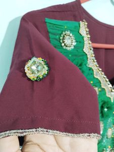 Green Maroon Heavy Work Suit