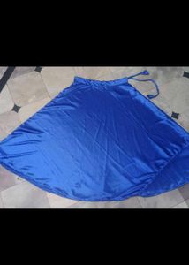 Satin Blue Lehenga