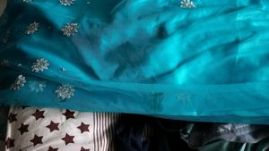 Pretty Light Blue Long Party Gown
