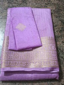 Elegant Lavender Saree