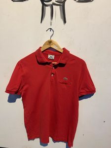 Red Lacoste Polo Shirt