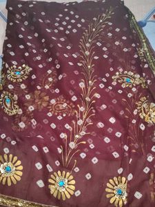 heavy detailing saree for wedding purpose