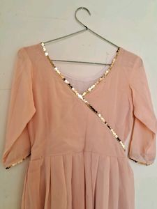 Peach Kurti Or Frock