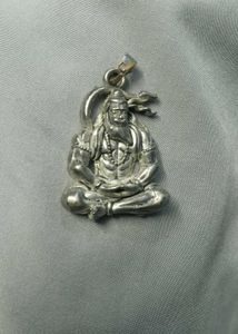 Lord hanuman Silver Pendant