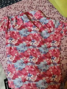 Floral Print Pajama Set