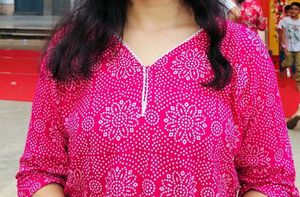 Pink Floral Print Tunic
