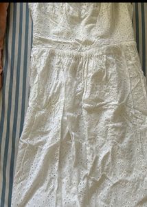 Eyelet Sundress: White dress