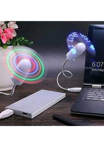 moBeeTa USB LED Fan for Customized Message with Pr