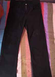 Black Straight Leg Jeans