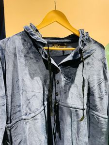 Blue Velvet Co-ord Set