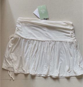 🫧 ✨ H&amp;M White Ruffled Mini Skirt