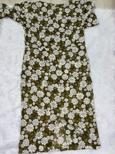 Green Floral Dress
