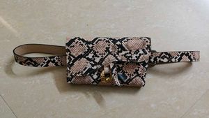 Snake belt bag