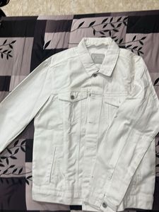 Stylish White Denim Jacket