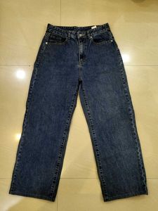 Wide Leg Denim Jeans