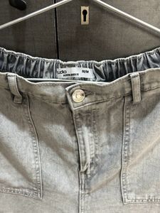 GREY CARGO BAGGY PANT