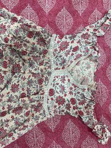 Floral Print short Kurta Dress