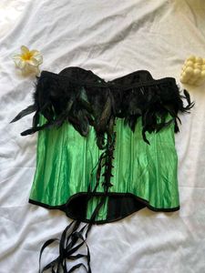 Green Corset Top